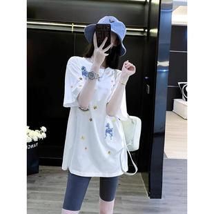 独特漂亮上衣 t恤女fas设计感小众不撞款 法国Rouje Dsyle白色短袖