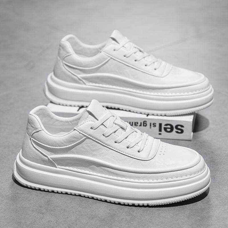 男鞋2025新款高级感内增高小白鞋男款软底休闲鞋夏季透气百搭潮鞋