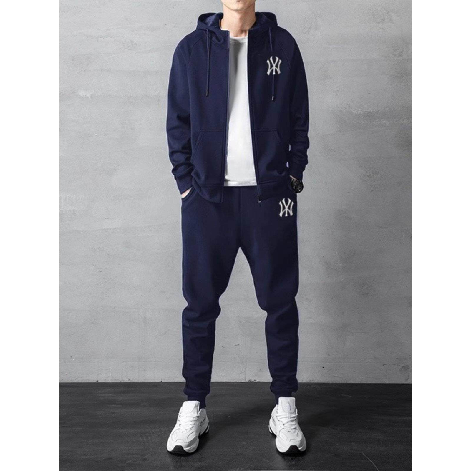 2025秋季新款名牌运动服男套装休闲纯棉潮牌大码卫衣男装搭配一套