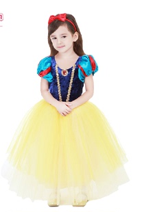 女童洛丽塔万圣节儿童服装 舞会演出服 白雪公主裙礼服cosplay化装