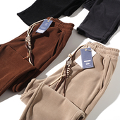 线下399外贸尾货男士 秋季 高克重针织棉直筒休闲卫裤 墙裂推荐 长裤