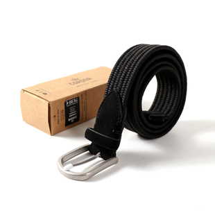 商务休闲弹力不勒腰电镀合金扣头立体编织腰带 79欧 少见 好货