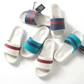 超好看 软垫居家休闲防滑一字拖鞋 出口外贸订单柔软舒适夏季 男士