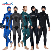 DIVE&SAIL渔猎潜水服泳衣全身男士 保暖357mm分体专业打鱼浮潜湿衣