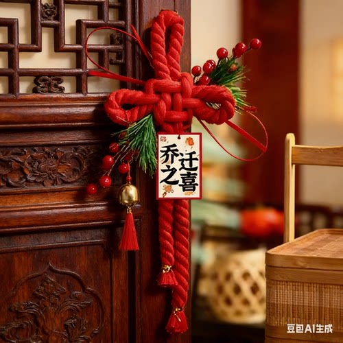 乔迁之喜装饰入户门把手挂件