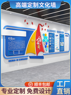 企业文化墙定制公司办公室团队风采展示照片墙3d立体墙贴设计制作