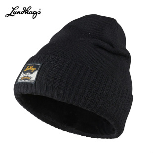 Lundhags隆哈Knak罗纹针织帽男女同款冬季保暖翻边防寒户外毛线帽