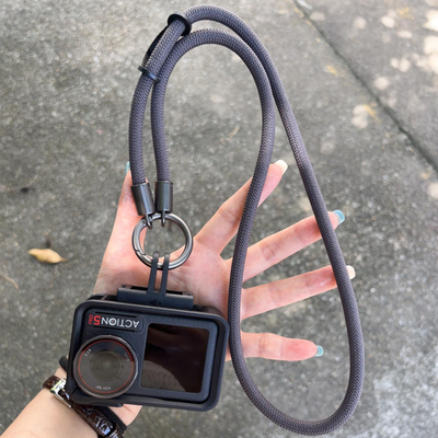 适用于大疆action5pro挂绳运动相机配件安全挂脖action3/4防丢失