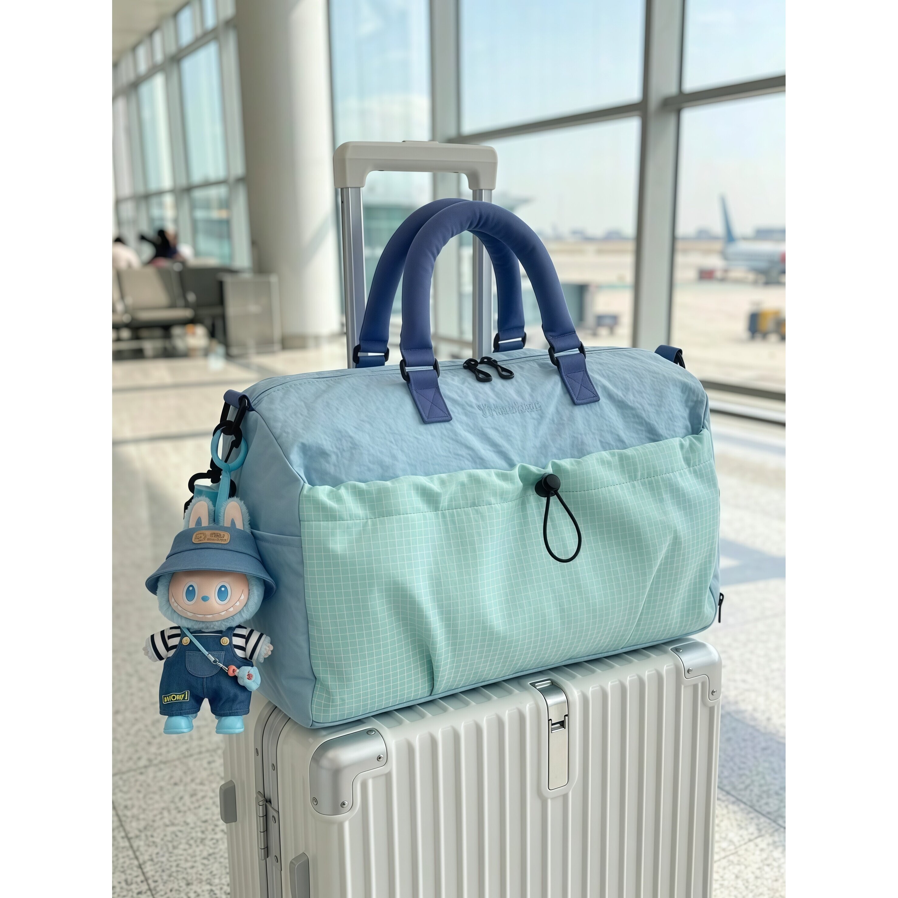 短途旅行包行李包女大容量手提妈咪待产收纳袋可套拉杆箱外出轻便