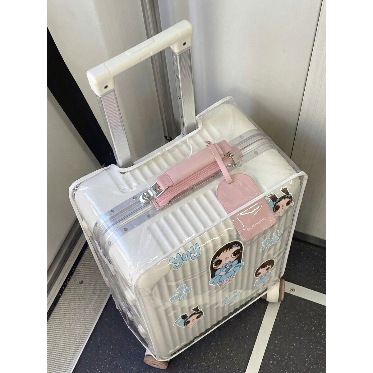 透明行李箱保护套PVC耐磨防尘罩24寸耐脏防水拉杆箱高颜值外壳
