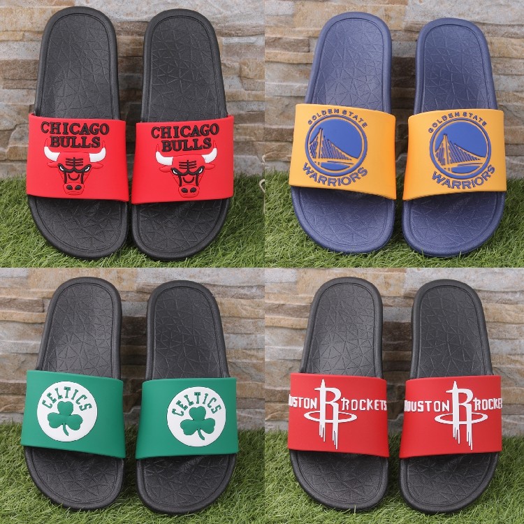 籃球隊標涼拖鞋男夏季防滑浴室居家塑膠軟底壹字沙灘拖鞋男信智利在類目 流行男鞋, 拖鞋中 - 來自Buy2taobao.com提供專業的淘寶代購服務