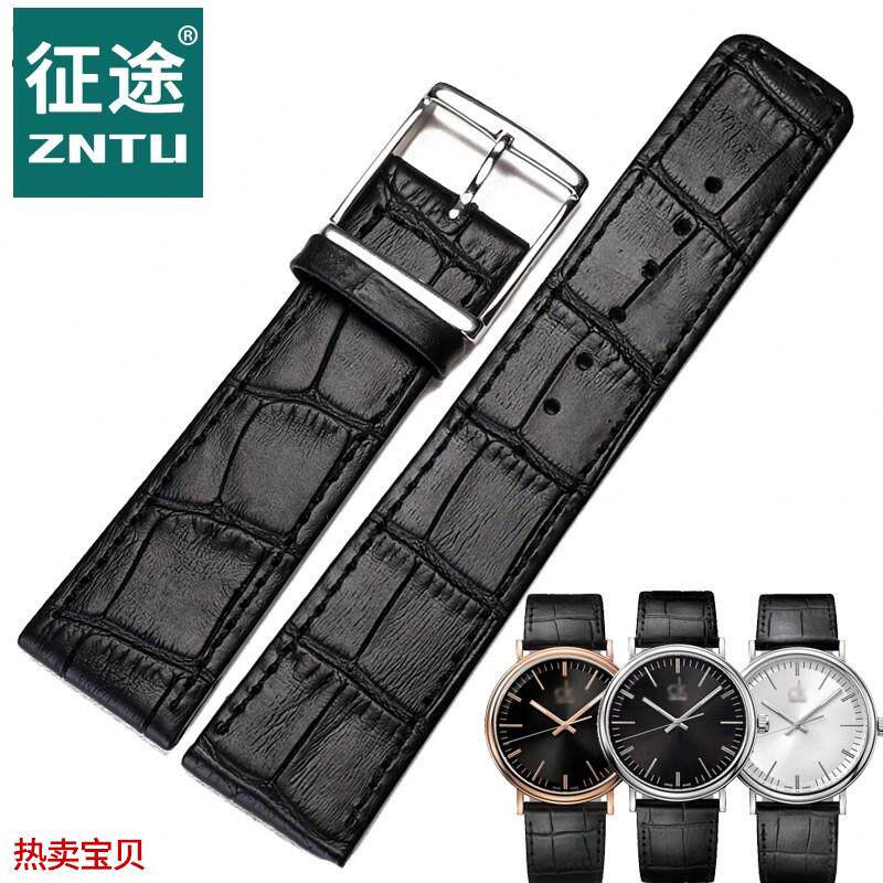 适用原装CK手表K3W216C1/K3W211C1系列真皮表带男表女表22mm表链