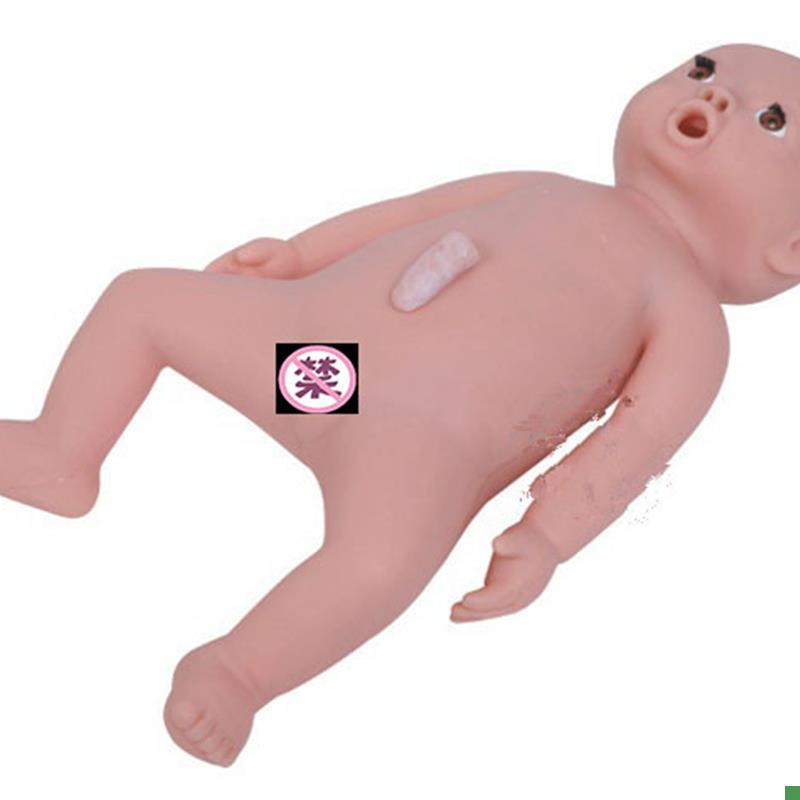 高级出生婴儿附脐k带仿真娃娃家政月嫂培训人体模型脐带护理教具