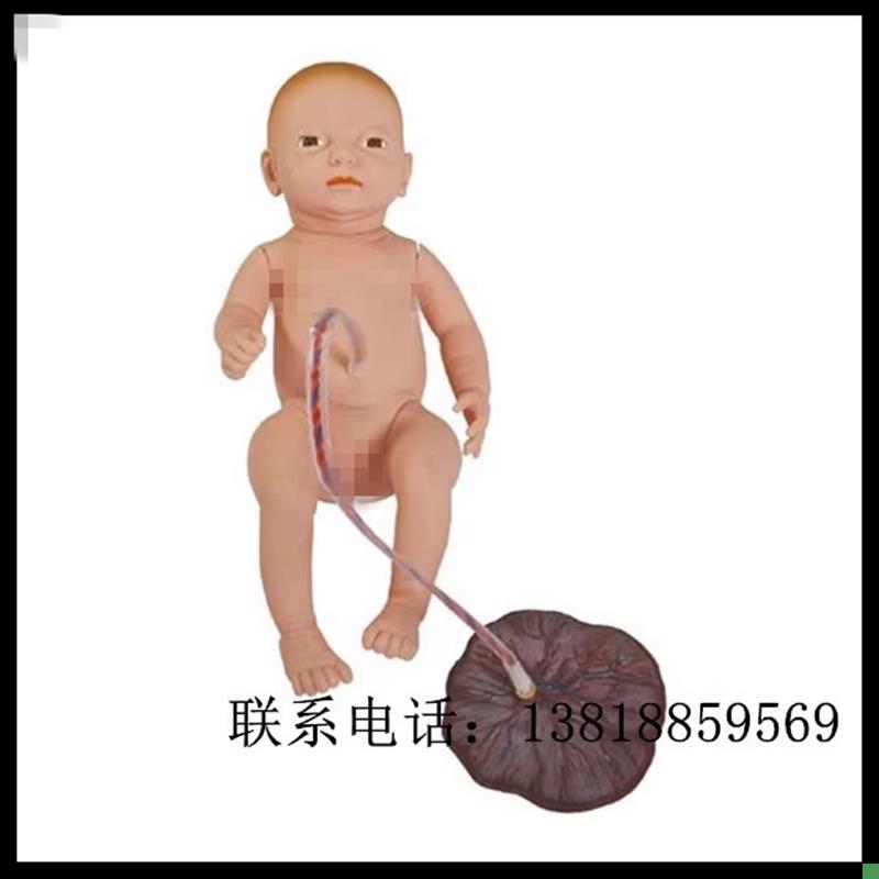 高级新生儿f脐带胎盘护理模型妇产科训练模型小孩模具132