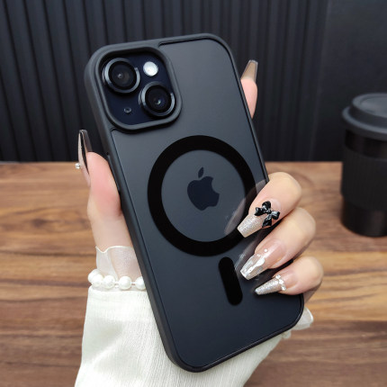 适用苹果17手机壳iPhone16ProMax超薄透明防摔14磁吸充电13合金玻璃镜头膜12硅胶防摔15保护套11大孔简约A09