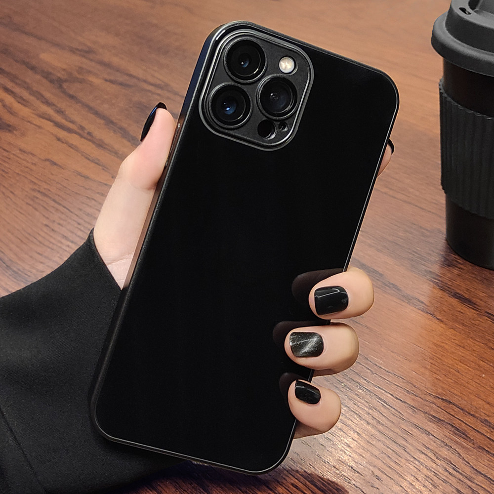 适用苹果14手机壳iPhone13ProMax钢化玻璃12Pro自带镜头膜11超薄防摔