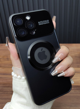 适用苹果17ProMax手机壳iPhone16磁吸15透标14自带一体镜头膜13磁吸充电12防摔AG磨砂保护套11简约A87