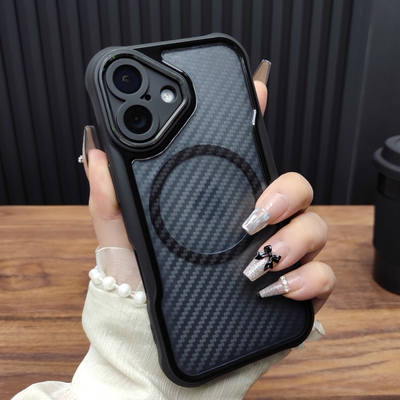 苹果17碳纤纹防摔手机壳