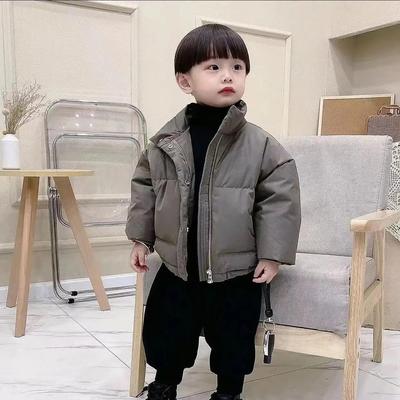 男童2022新款冬季韩系童装男宝棉服儿童套装加厚中小；；；&r