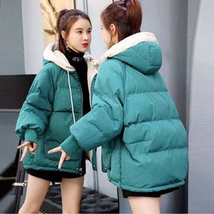 短款 宽松冬季 ins风面包服韩版 棉服女2022年新款 外套