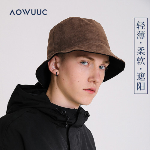aowuuc男女盆帽子ins日系渔夫帽