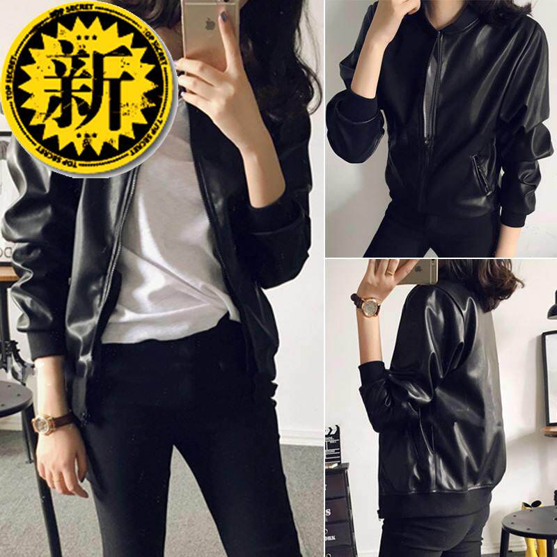 機3車百搭女士皮衣外套女裝春秋修身夾克韓版時尚斜拉過膝冬季純在類目 女裝/女士精品, 皮衣中 - 來自Buy2taobao.com提供專業的淘寶代購服務