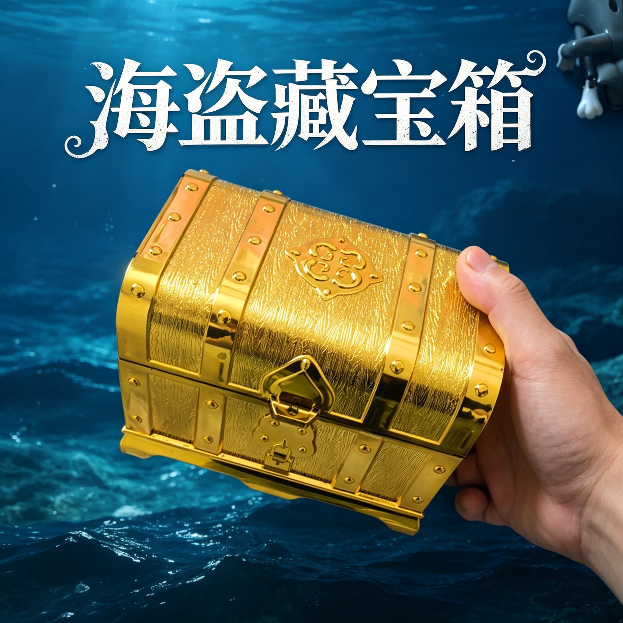 宝藏箱密室寻宝藏金条大宝箱钻石金币复古游戏道具收藏百宝箱