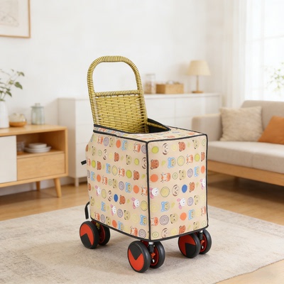 可水洗婴儿车竹编全包防寒罩