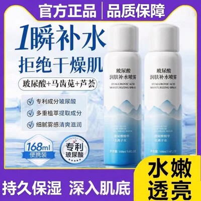 金妮雅玻尿酸喷雾小分子爽肤水妆前精华湿敷水持久保湿爽肤水
