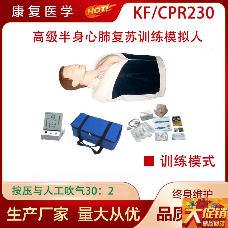 新款2023语音指示灯教学训练模型半身心肺假人人体心脏按压CZPR23