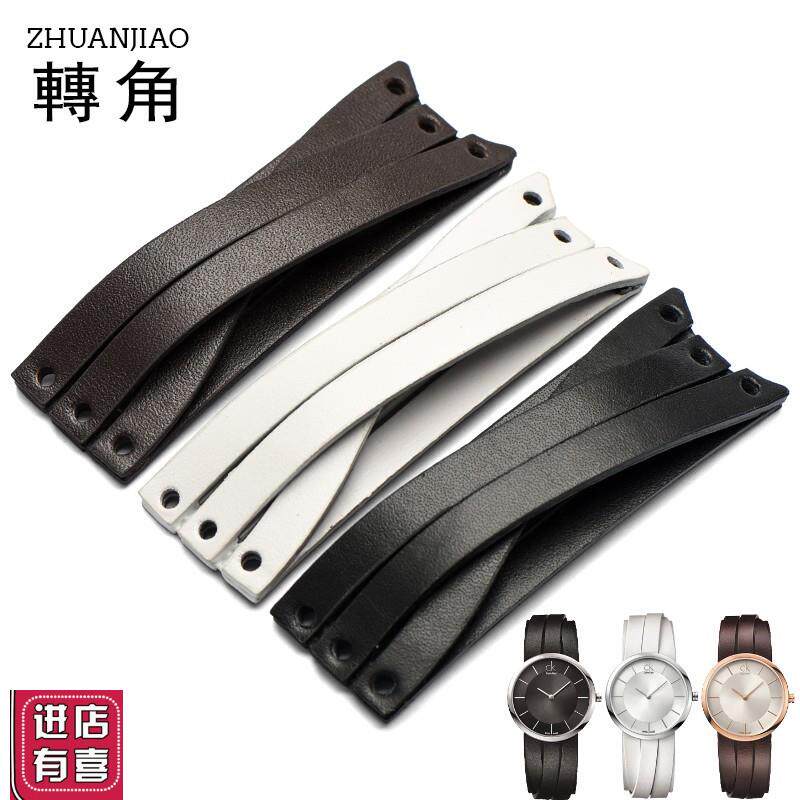 适配代用CK表带女真皮罗马鞋满天星系列K2R2ST/2MT柔软牛皮手表带图片