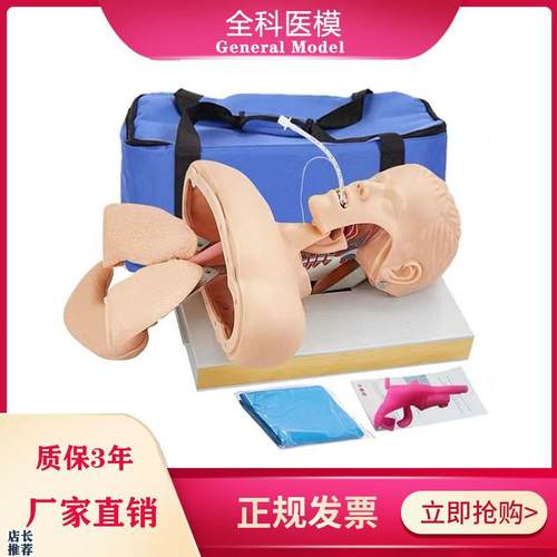 GM/J50高级人体气管t插管训练模型成人口鼻气道管理急救模具