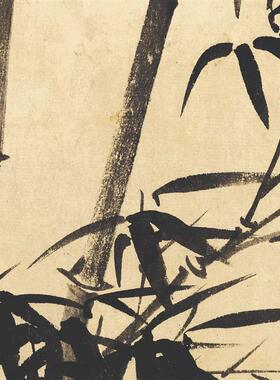昶淇水清风图复制画 高画质竹子水墨画Q 适明清古典国画装饰