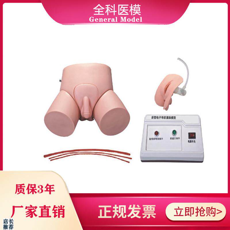 电子导尿灌肠教学实习模型男女护理导J尿训练操作模具教学仪器