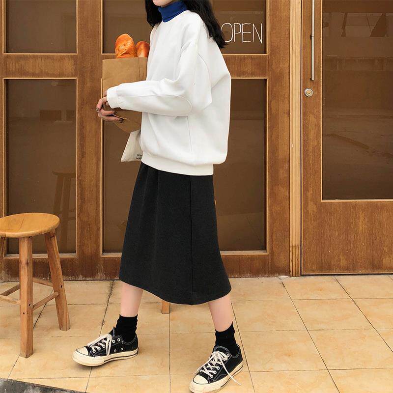 leisure time Step skirt Split ends Paige Package hip black spring and autumn longuette new pattern 2019 Self cultivation skirt Korean Editionin the Women's clothing/Boutique , Skirts  category - from Buy2taobao.com to provide professional Taobao agent buy service