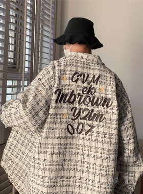 lilbetter25AW港风休闲长袖夹克男大码中性风情侣潮大皂风夹克男