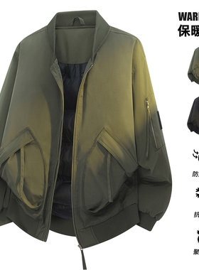 libetter25AW冬季新高品质加绒加厚休闲百搭棉衣棉服宽松潮流外套