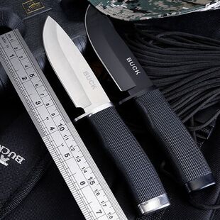 户外大马士革钢刀锻打小刀收藏刀440c刀不锈钢防身大刀具长款野外