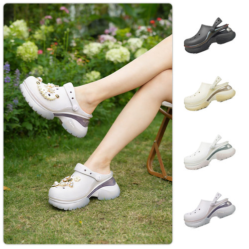 Crocs卡骆驰女轻便沙滩洞洞鞋