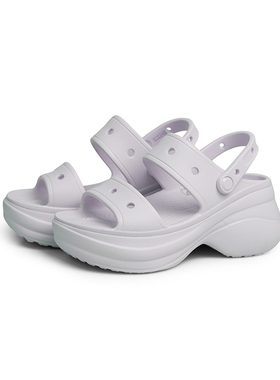 Crocs卡骆驰经典复古小鲸鱼户外休闲增高凉鞋洞洞鞋女鞋206749