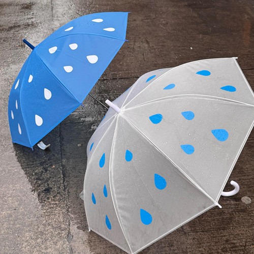 韩系ins加厚便携长柄晴雨伞两用