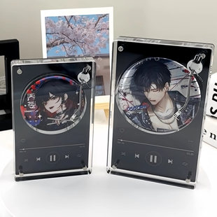 谷美音乐CD播放器吧唧砖吧唧托收纳盒谷子高颜值周边展示桌面挂件