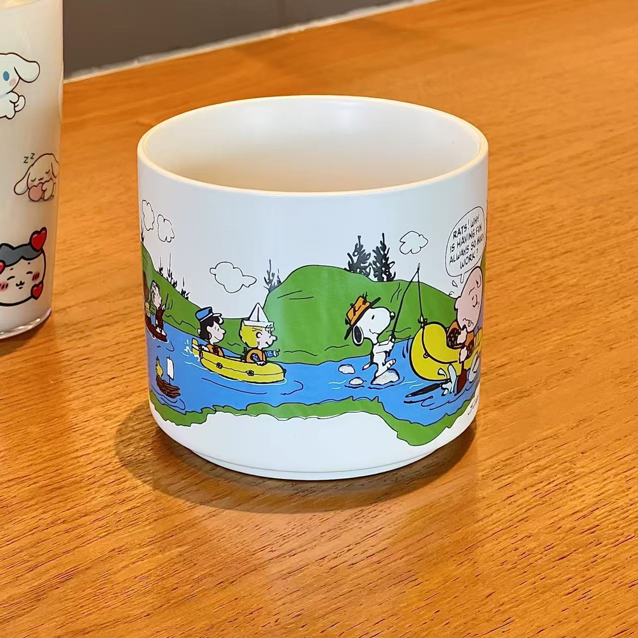 史努比陶瓷马克杯卡通可爱水杯