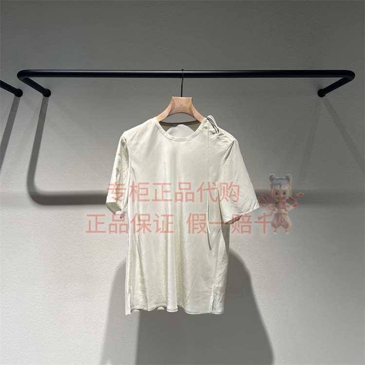 现货 LESS女装2025秋季商场同款2P7215720套头桑蚕丝短袖上衣1595