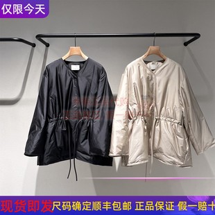抽绳保暖中长白鹅绒羽绒服2PBC17480 LESS2025冬新款 现货 商场同款