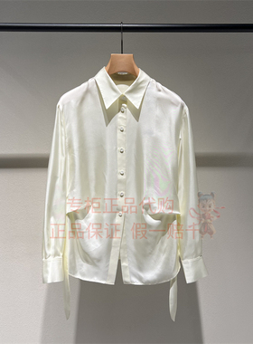 现货 LESS女装国内正品代购2026春季2Q2210040桑蚕丝衬衣长袖1995