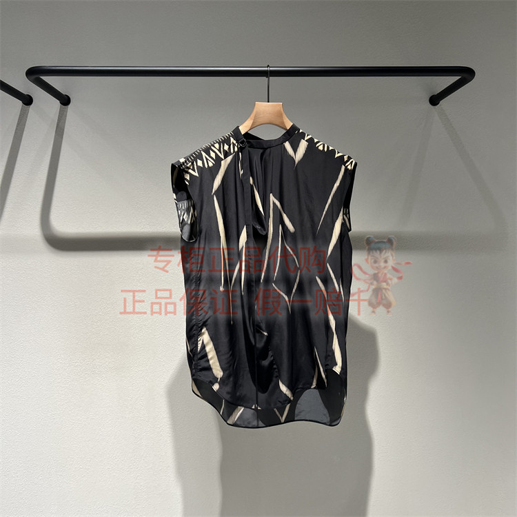 现货 LESS女装2025秋季 国内正品代购 2P7214550无袖上衣衬衫1795