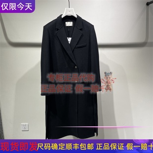 2P0817290西装 LESS女装 2025冬季 代购 领毛呢大衣5995 国内正品