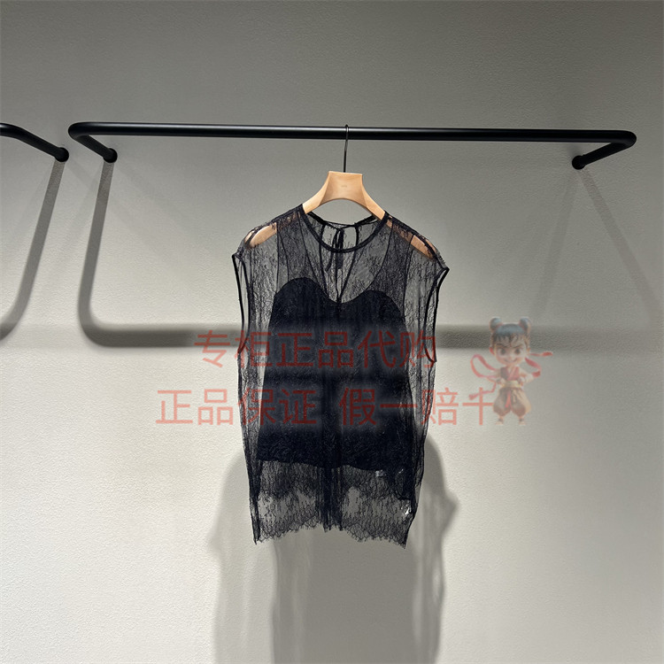 现货 LESS女装2025秋季正品国内代购 2P7225820 无袖套装上衣背心