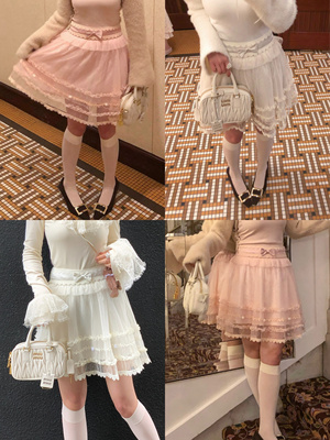 甜玫瑰rosecandy·丝洛芙莉·古早日系复古波点蓬蓬裙 自带裙裤